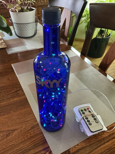 Skyy vodka bottle colorful - skyy,